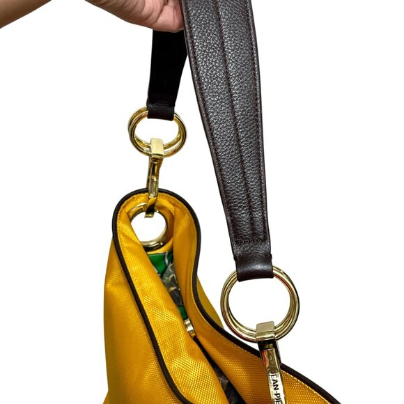 Jean Pierre Kliffa Paris Nylon Bucket Bag Clementine in Yellow - Picture 5 of 15